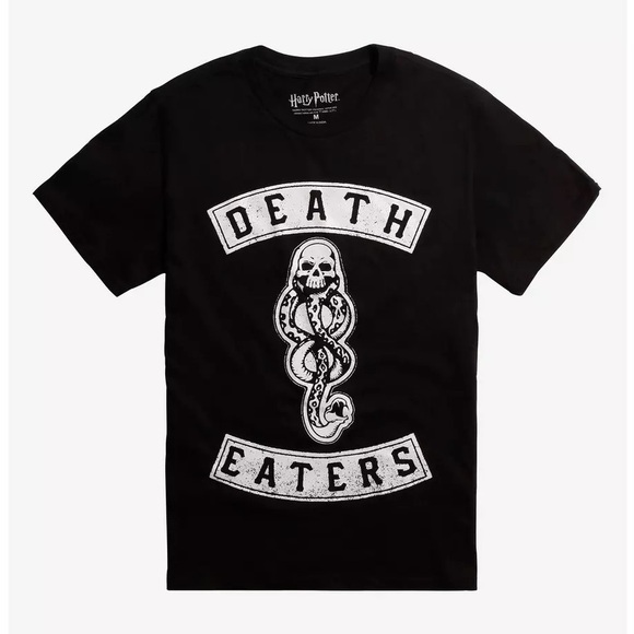 Harry Potter Death Eater Club Large Black T-Shirt - Picture 4 of 4
